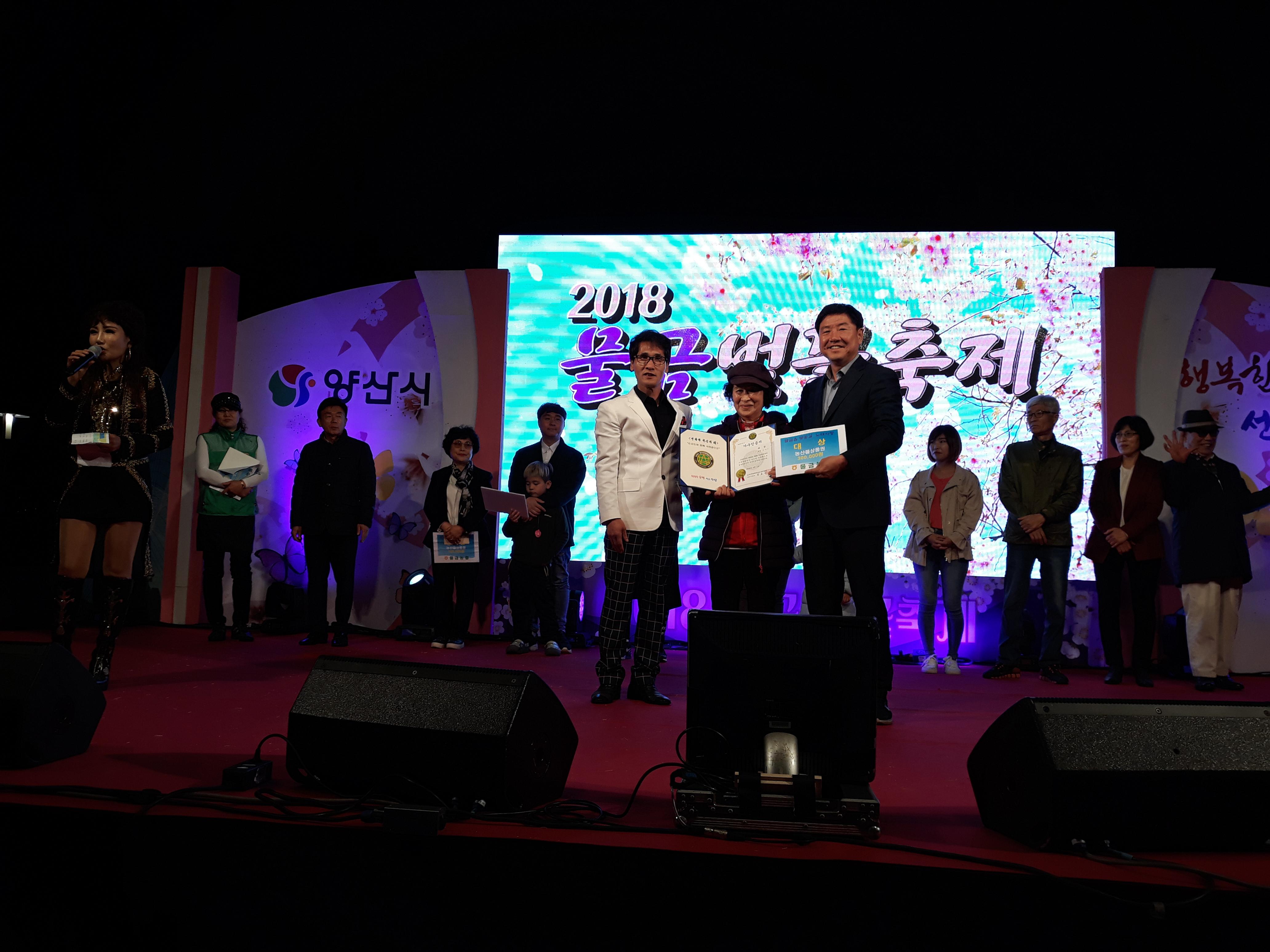 2018 물금 벚꽃축제 사진
